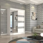 Biały+Szary lacobel+Lustro 150