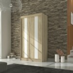 Sonoma+Biały Lacobel 120
